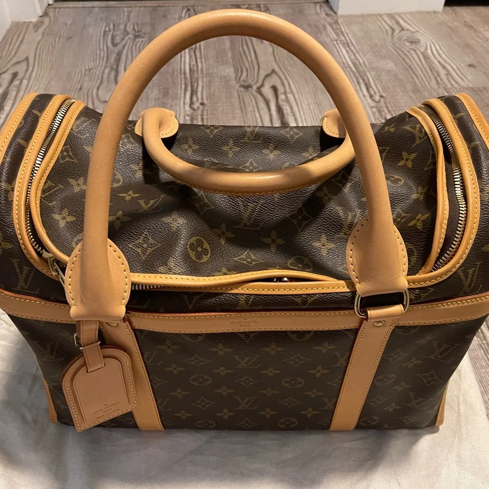 Authentic Louis Vuitton Monogram Pet Carrier